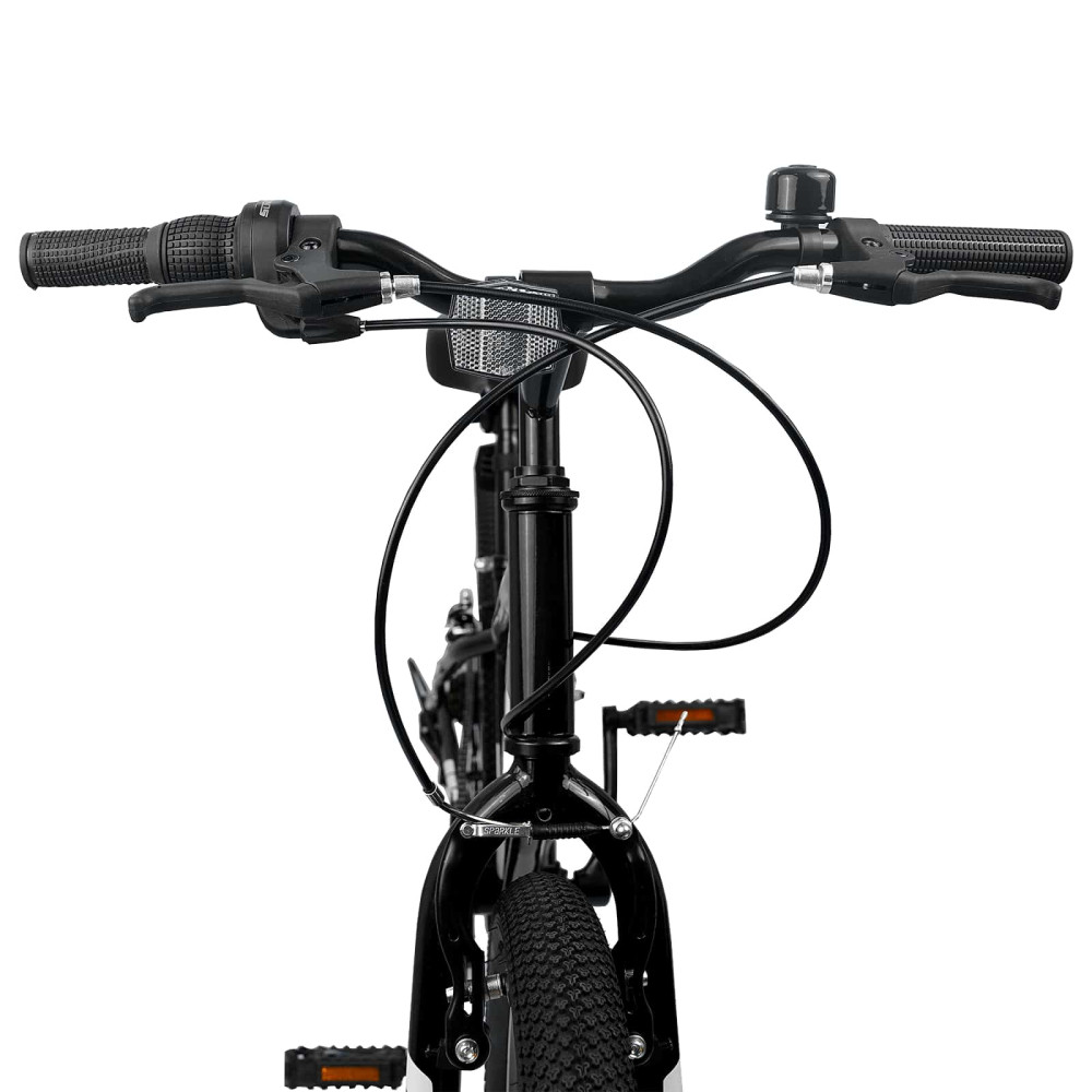 Produktbild för Mountainbike 20 Tum 6-Speed från 5-8 år gammal Svart