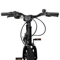 Produktbild för Mountainbike 20 Tum 6-Speed från 5-8 år gammal Svart