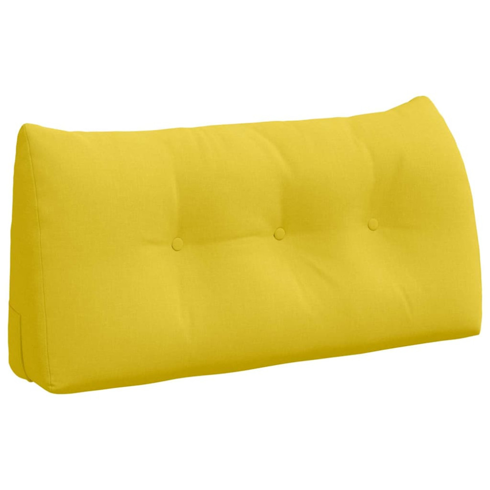Produktbild för Ryggkudde Ljusgul 100 x 24 x 50 cm tyg