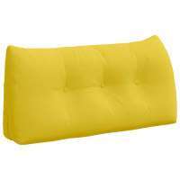 Produktbild för Ryggkudde Ljusgul 100 x 24 x 50 cm tyg