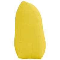 Produktbild för Ryggkudde Ljusgul 100 x 24 x 50 cm tyg