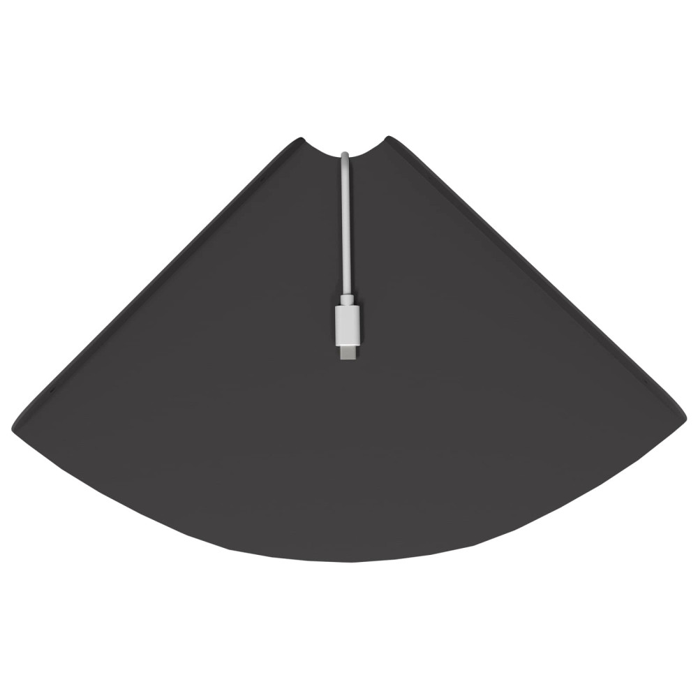 Produktbild för Hörn Flygande Hylla med hylla 2 pcs Svart 24 x 24 x 2 cm
