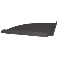 Produktbild för Hörn Flygande Hylla med hylla 2 pcs Svart 30 x 30 x 2 cm