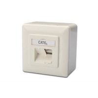 Produktbild för DIGITUS DN-9007-S-1 - uttag för nedsänkt montering