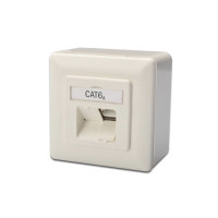 Produktbild för DIGITUS DN-9007-S-1 - uttag för nedsänkt montering