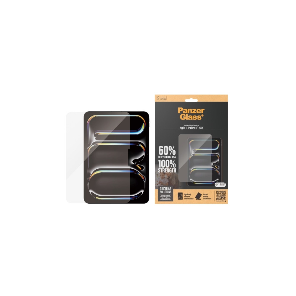 Produktbild för PanzerGlass - skärmskydd för surfplatta - ultrabred passning