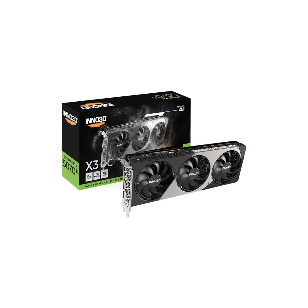 Produktbild för Inno3D GeForce RTX 5070 Ti X3 OC - grafikkort - GeForce RTX 5070 Ti - 16 GB