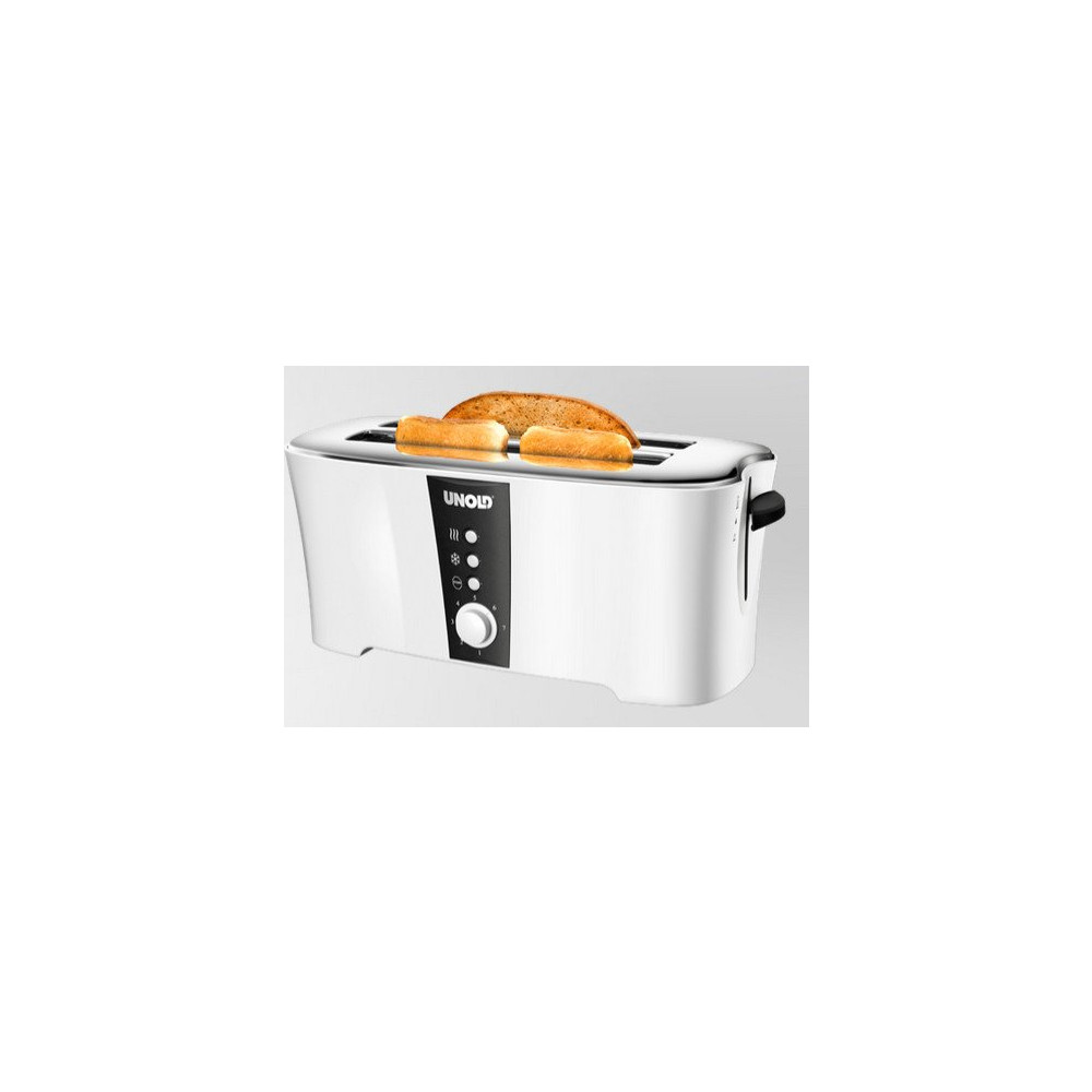 Produktbild för UNOLD 38020 Design Dual - brödrost - vit / svart
