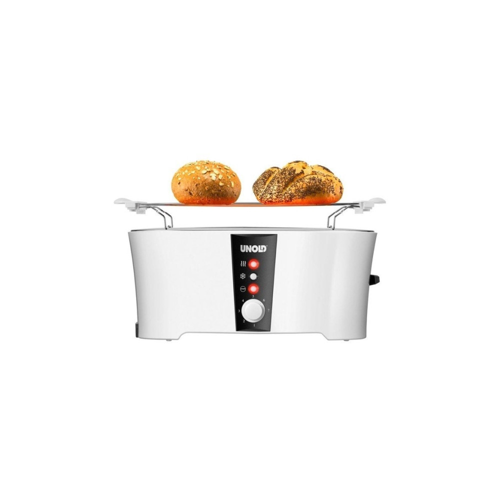 Produktbild för UNOLD 38020 Design Dual - brödrost - vit / svart