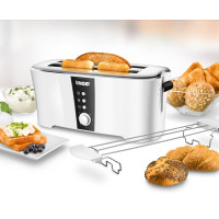 Produktbild för UNOLD 38020 Design Dual - brödrost - vit / svart