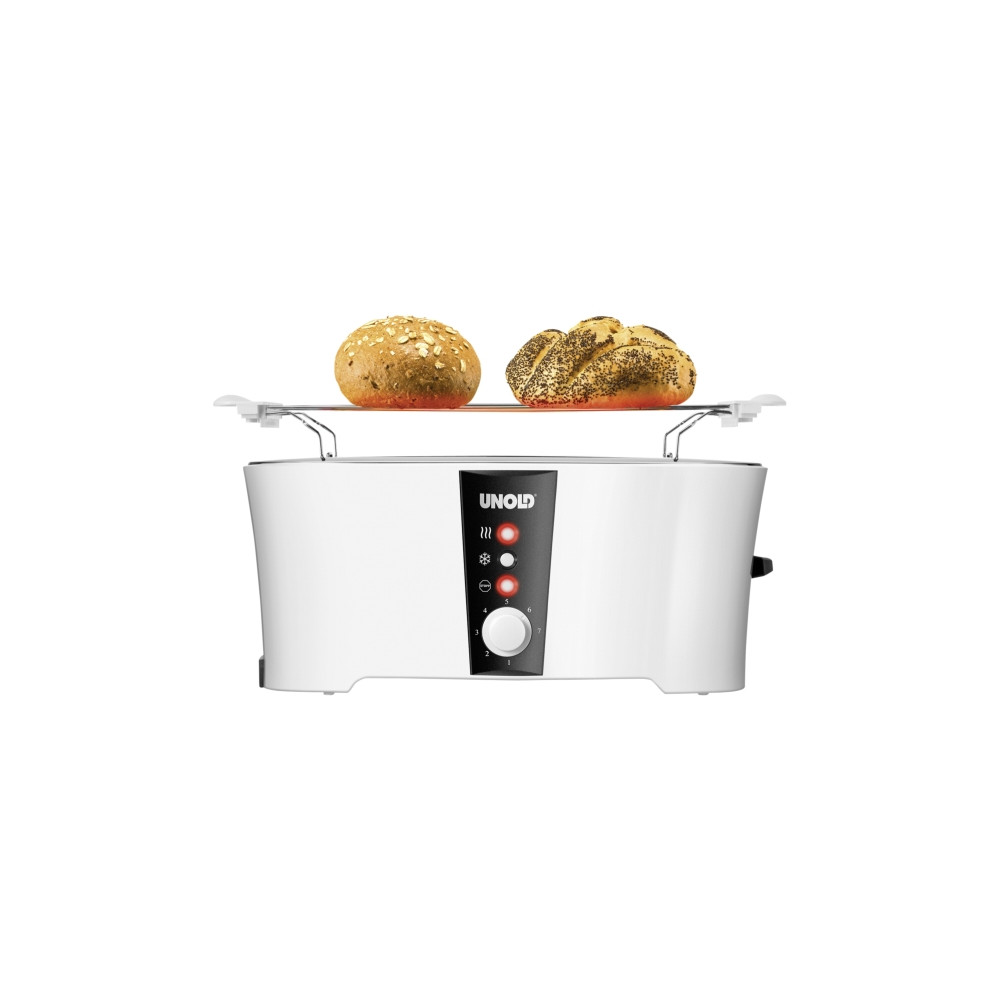 Produktbild för UNOLD 38020 Design Dual - brödrost - vit / svart