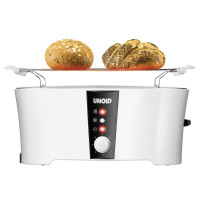 Produktbild för UNOLD 38020 Design Dual - brödrost - vit / svart