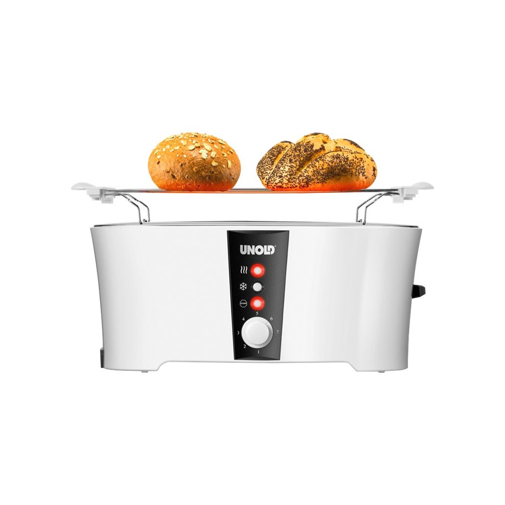 Produktbild för UNOLD 38020 Design Dual - brödrost - vit / svart