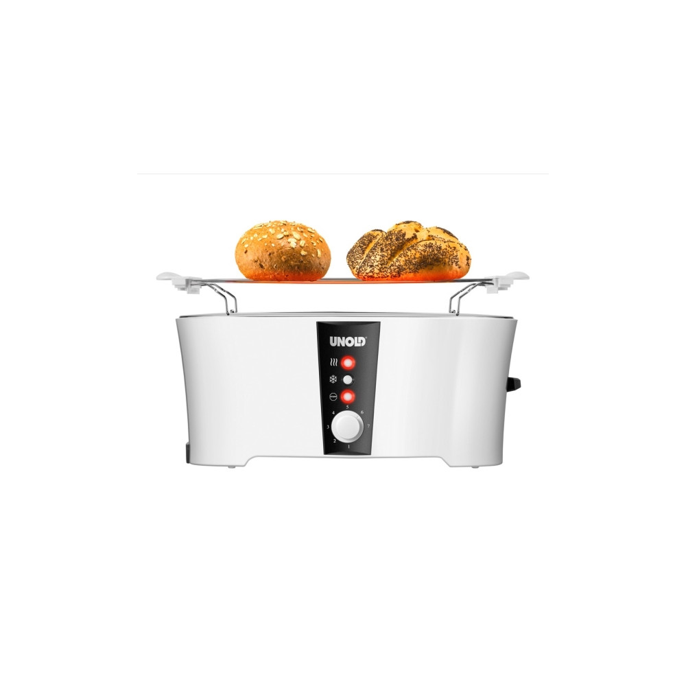 Produktbild för UNOLD 38020 Design Dual - brödrost - vit / svart
