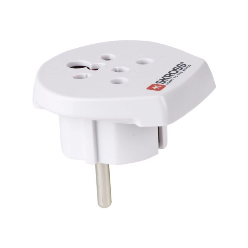 SKROSS SKROSS Country Travel Adapter India-Israel-Denmark to Europe - adapter för effektkontakt
