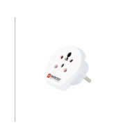 Produktbild för SKROSS Country Travel Adapter India-Israel-Denmark to Europe - adapter för effektkontakt