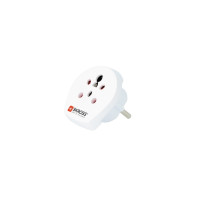 Produktbild för SKROSS Country Travel Adapter India-Israel-Denmark to Europe - adapter för effektkontakt