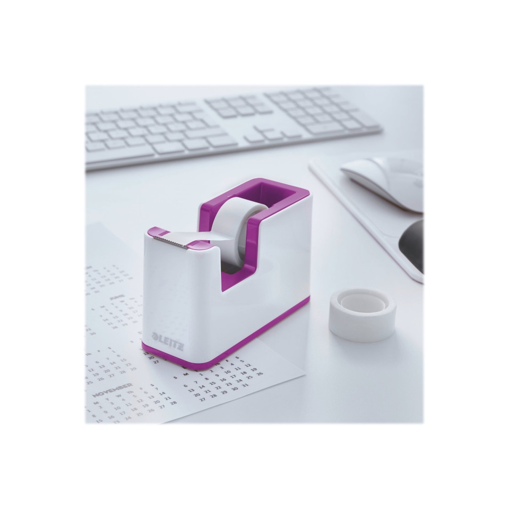 Produktbild för Leitz WOW - dispenser med kontorstejp - lila dispenser