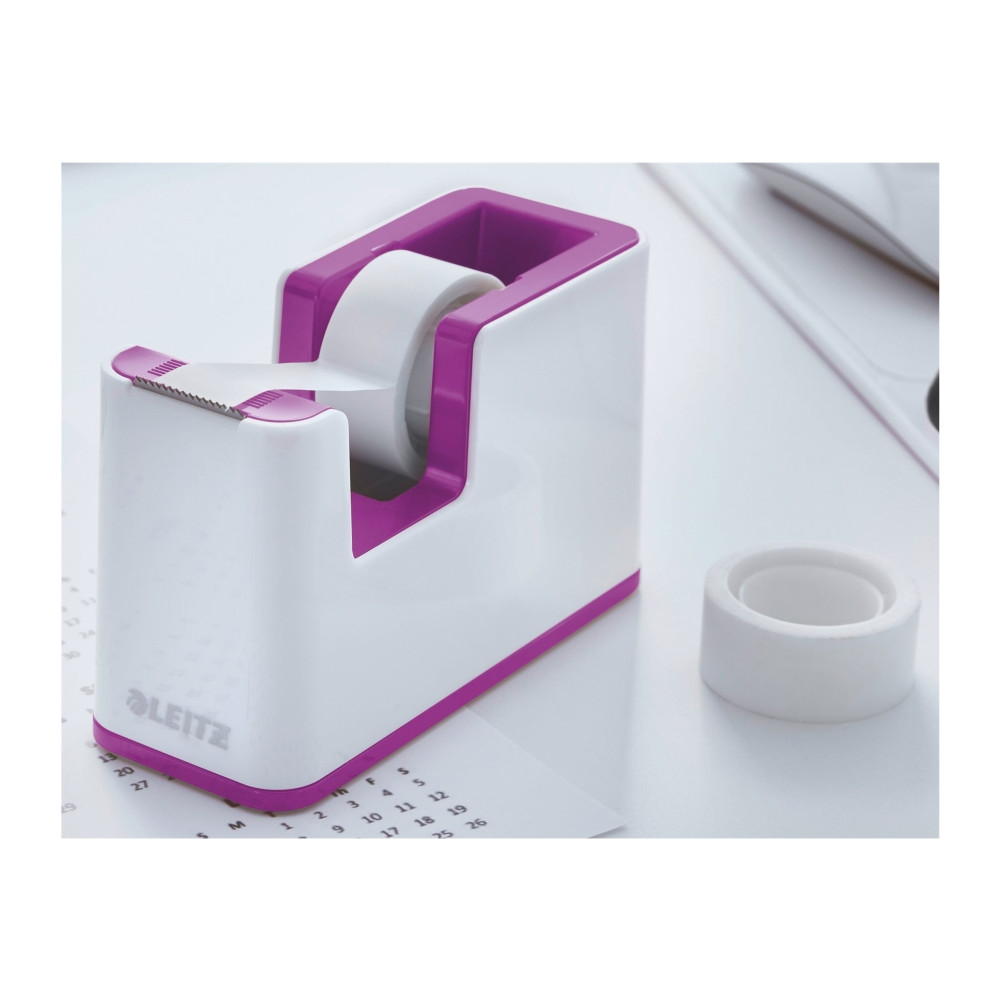 Produktbild för Leitz WOW - dispenser med kontorstejp - lila dispenser