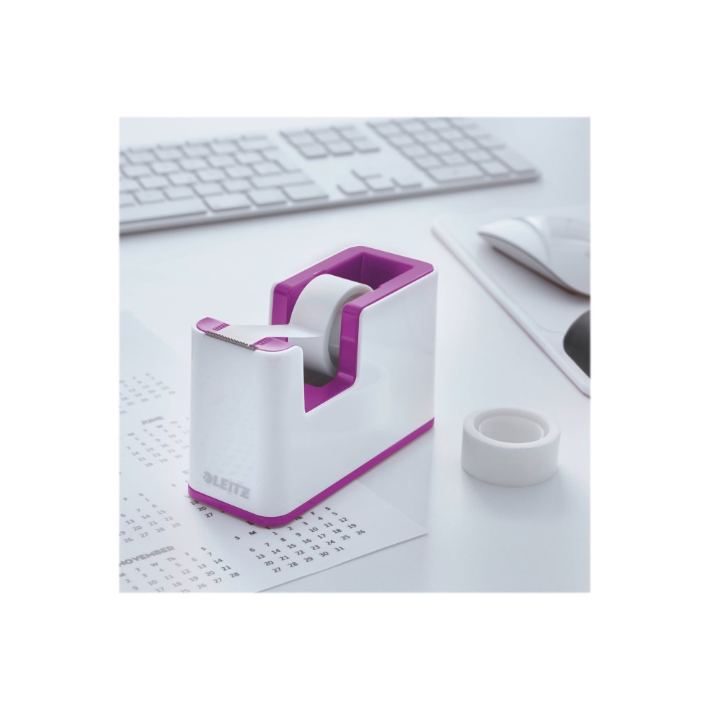 Produktbild för Leitz WOW - dispenser med kontorstejp - lila dispenser