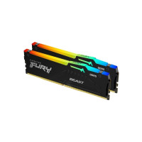 Produktbild för Kingston FURY Beast RGB - DDR5 - sats - 16 GB: 2 x 8 GB - DIMM 288-pin / PC5-41600 - ej buffrad