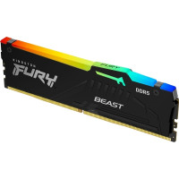 Produktbild för Kingston FURY Beast RGB - DDR5 - sats - 16 GB: 2 x 8 GB - DIMM 288-pin / PC5-41600 - ej buffrad