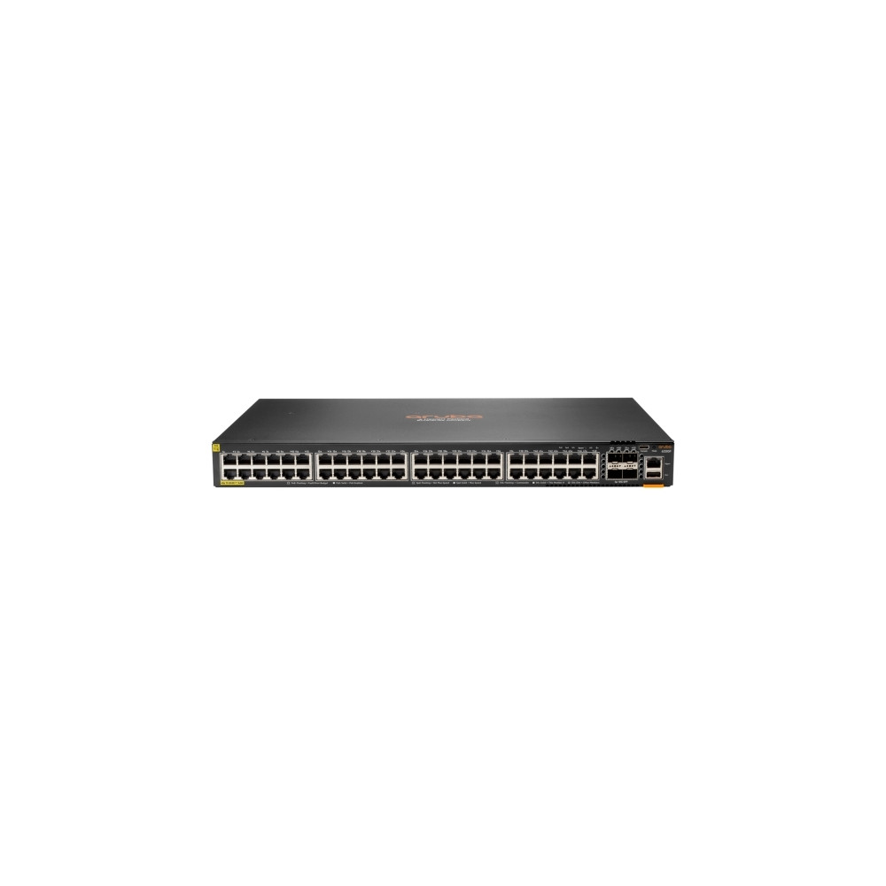 Produktbild för HPE Aruba Networking CX 6200F 48G Class4 PoE 4SFP+ 740W Switch - switch - max. staplingsavstånd 10 kms - 48 portar - Administrerad - rackmonterbar