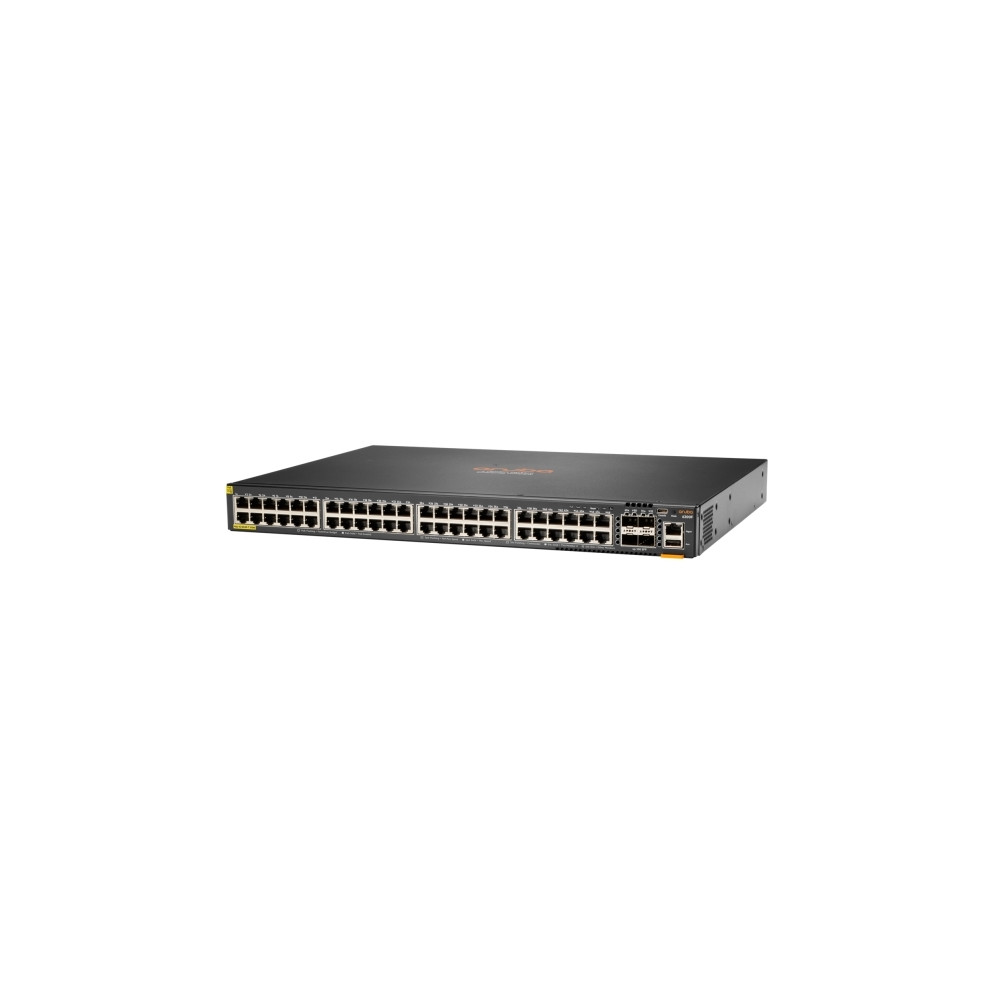 Produktbild för HPE Aruba Networking CX 6200F 48G Class4 PoE 4SFP+ 740W Switch - switch - max. staplingsavstånd 10 kms - 48 portar - Administrerad - rackmonterbar