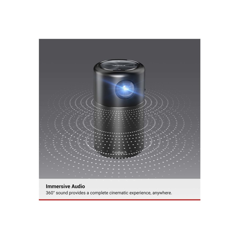 Produktbild för Nebula Capsule 3 - DLP-projektor - bärbar - 802.11a/b/g/n/ac wireless / Bluetooth 5.1 - svart