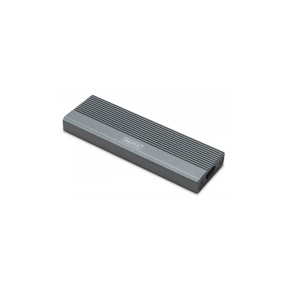 Produktbild för DIGITUS - förvaringslåda - extern, aluminium, verktygsfri - M.2 Card / SATA 6Gb/s - USB-C 3.1 (Gen 2)