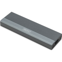 Produktbild för DIGITUS - förvaringslåda - extern, aluminium, verktygsfri - M.2 Card / SATA 6Gb/s - USB-C 3.1 (Gen 2)