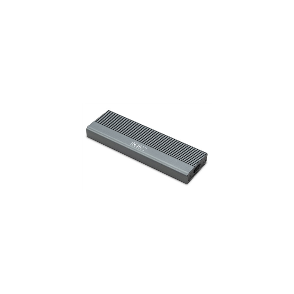 Produktbild för DIGITUS - förvaringslåda - extern, aluminium, verktygsfri - M.2 Card / SATA 6Gb/s - USB-C 3.1 (Gen 2)