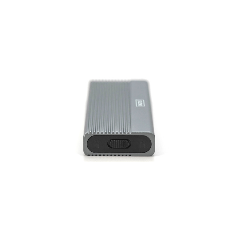 Produktbild för DIGITUS - förvaringslåda - extern, aluminium, verktygsfri - M.2 Card / SATA 6Gb/s - USB-C 3.1 (Gen 2)