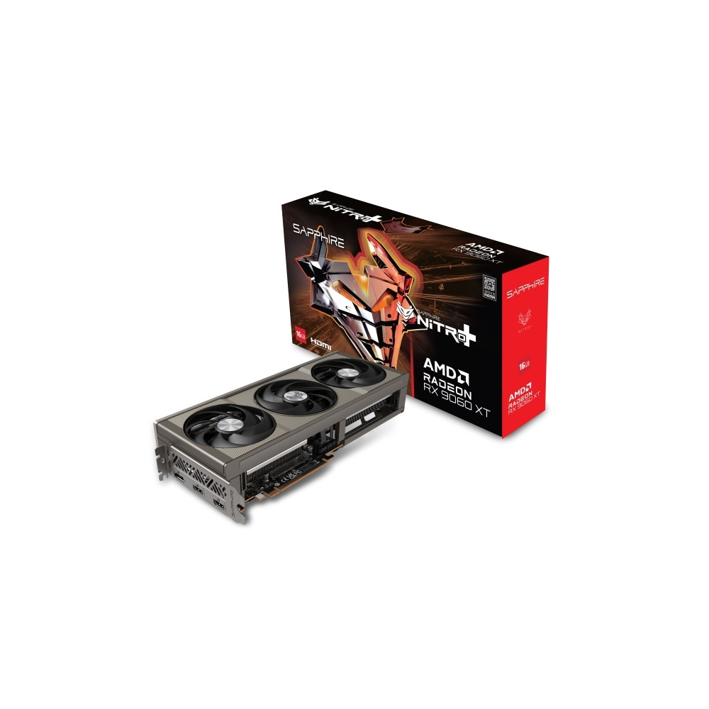 Produktbild för Sapphire NITRO+ Radeon RX 9060 XT - grafikkort - Radeon RX 9060 XT - 16 GB