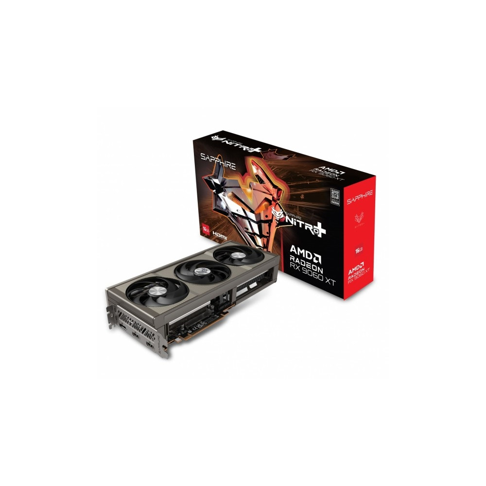 Produktbild för Sapphire NITRO+ Radeon RX 9060 XT - grafikkort - Radeon RX 9060 XT - 16 GB