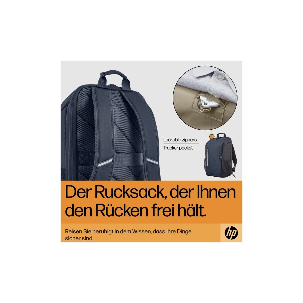 Produktbild för HP Travel - ryggsäck för bärbar dator - 18L