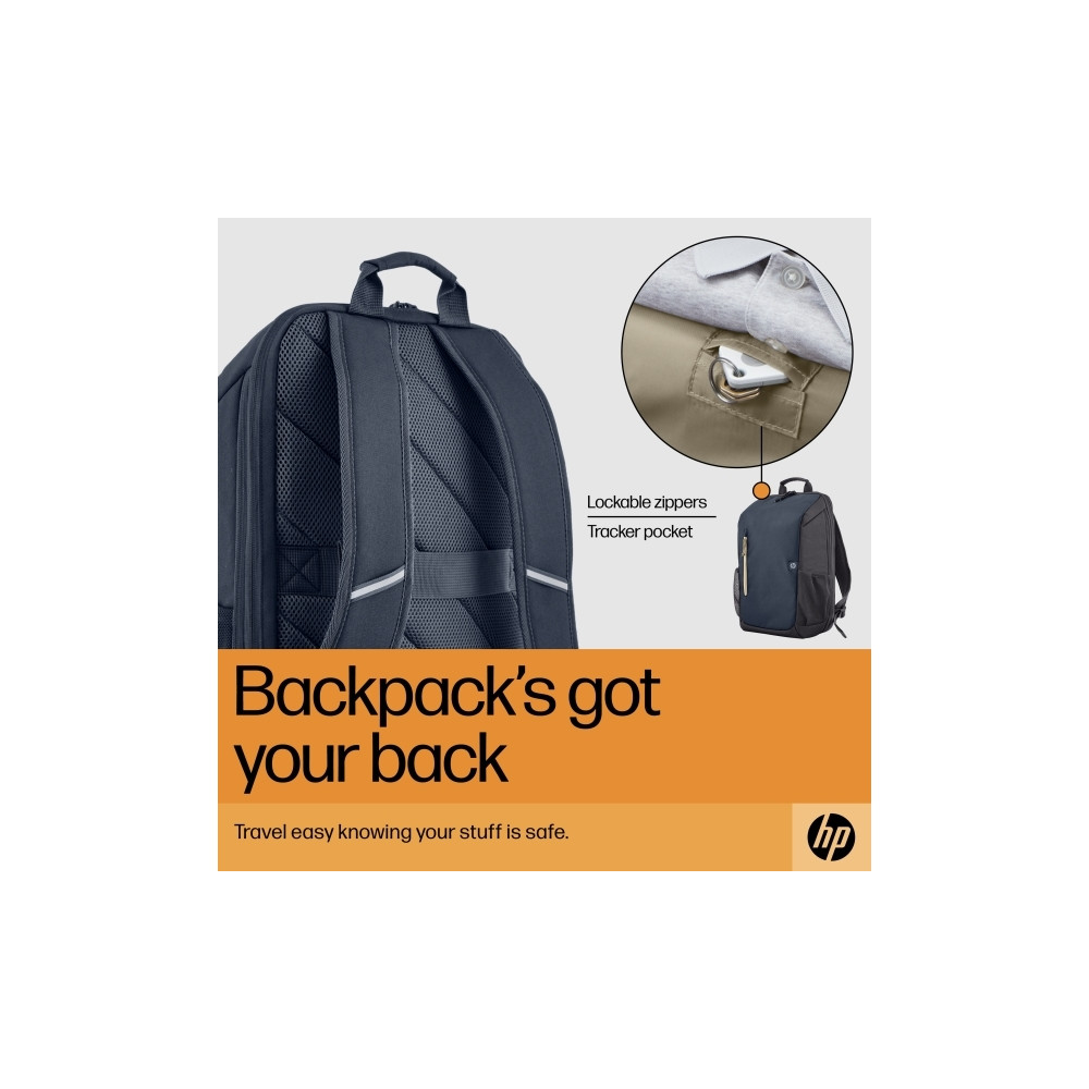 Produktbild för HP Travel - ryggsäck för bärbar dator - 18L