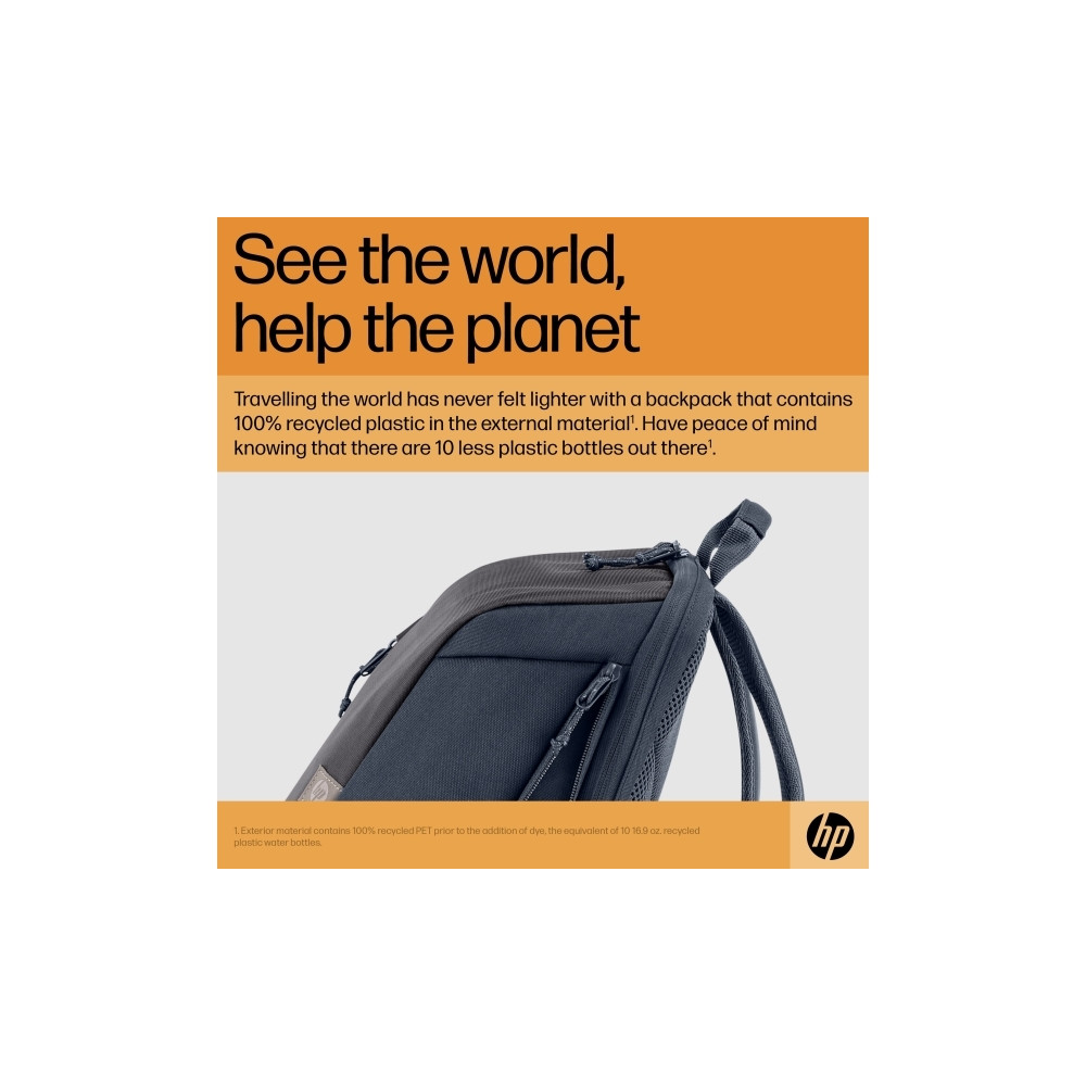 Produktbild för HP Travel - ryggsäck för bärbar dator - 18L