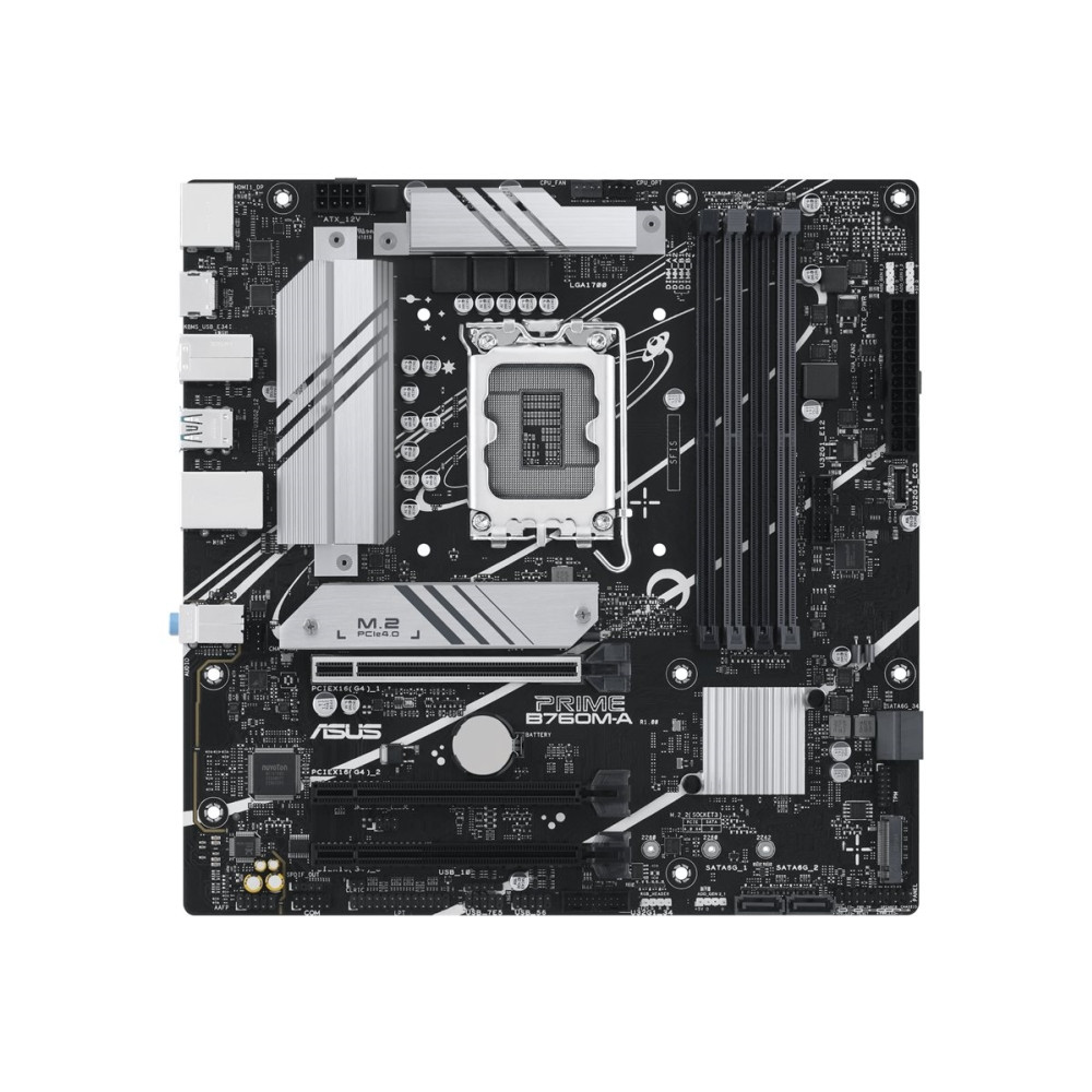 Produktbild för ASUS PRIME B760M-A-CSM - moderkort - micro ATX - LGA1700-uttag - B760