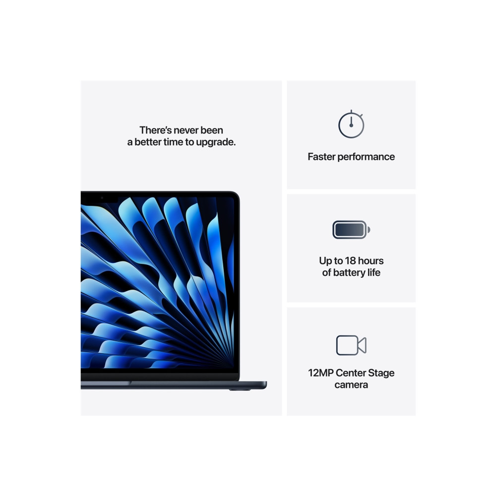 Produktbild för Apple MacBook Air - 13.6" - Apple M4 - 24 GB RAM - 512 GB SSD - dansk