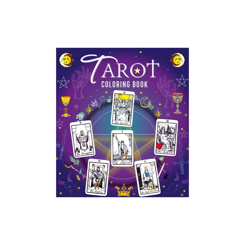 Produktbild för Tarot Coloring Book (häftad, eng)