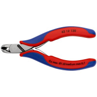 Produktbild för Knipex 62 12 120, Ändavbitartång, Stål, Plast, Blå, Röd, 120...