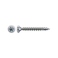 Produktbild för SPAX 1191010450403, Skruv, Metall, Zink, Trä, Platt huvud, T...