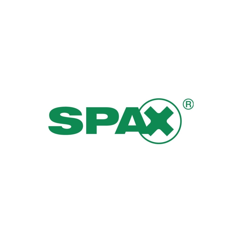 Produktbild för SPAX 1191010450403, Skruv, Metall, Zink, Trä, Platt huvud, T...