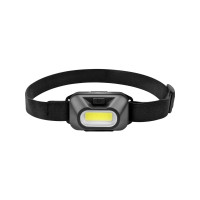 Produktbild för ANSMANN HD120B - huvudficklampa - LED (COB) - 1 W - svart