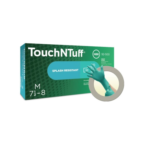 Ansel Engångshandskar Touch N Tuff med puder 92-500 strl 7,5-8 (M)