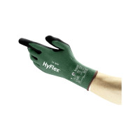 Produktbild för HyFlex 11-842 - handskar - storlek: 9 - nylon, spandex, nitrilgummiyta - svart - par (paket om 12)