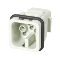 Produktbild för Harting stiftinsats Han® D 09 36 008 3001 8 + PE crimp (09 3...