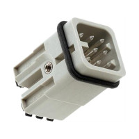 Produktbild för Harting stiftinsats Han® D 09 36 008 3001 8 + PE crimp (09 3...