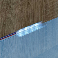 Produktbild för LED Band 2 pcs Svart och multicolor 1745 mm Koppar och plast